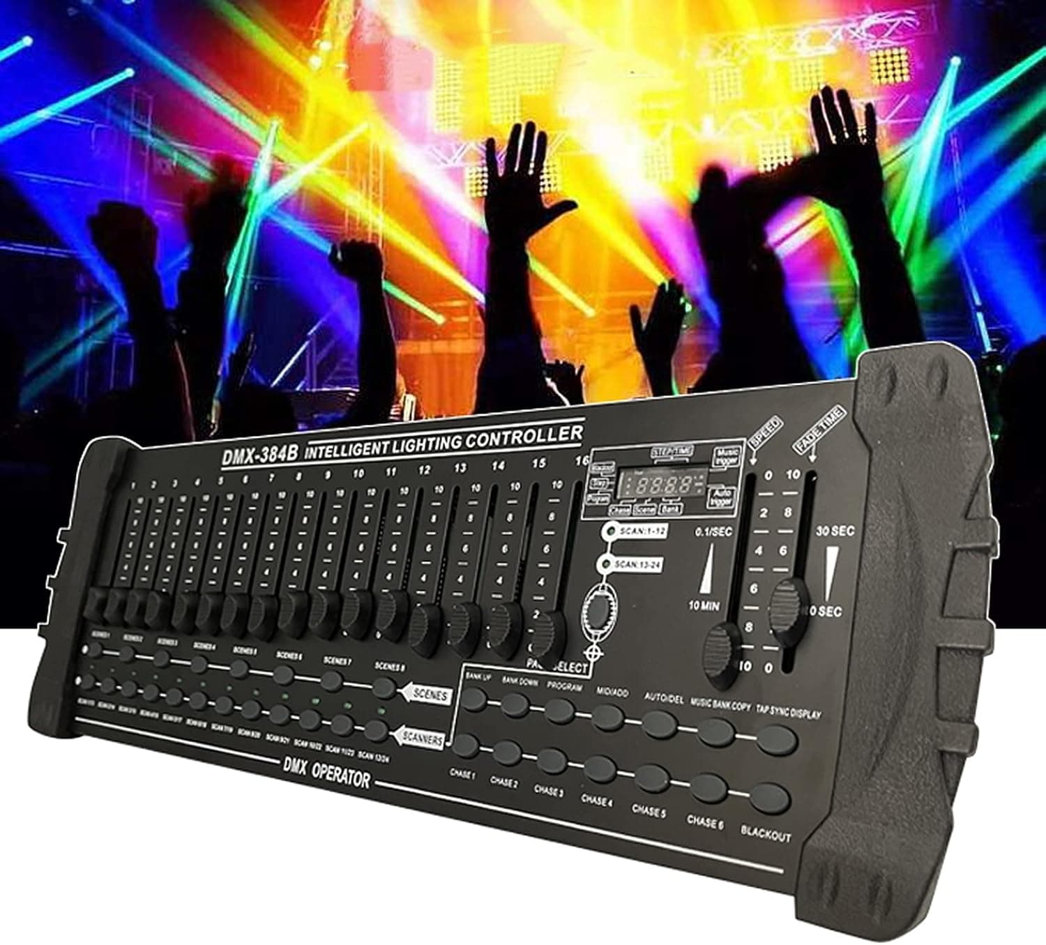 DMX 384B Işık Kontrol Masası (384 Kanal, 240 Sahne) — görsel 5